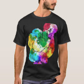 Colourful Silk Chicken Fan Animal Tシャツ (正面)