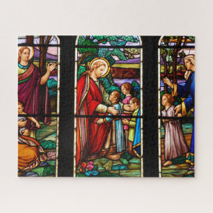 Colourful stained glass ジグソーパズル