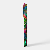 Colourful starbursts Phone Case iPhoneケース (左側面)