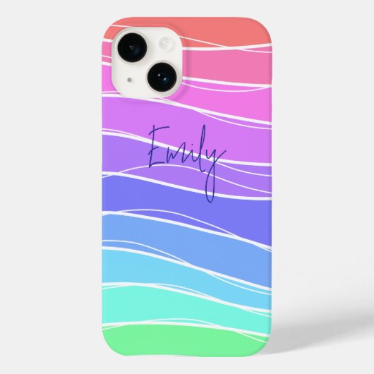 Colourful Striped Case-Mate iPhoneケース (裏面)
