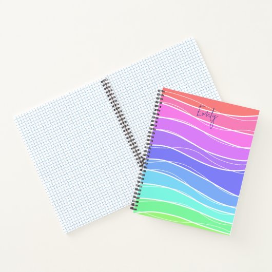 Colourful Stripes Gradient  ノートブック (内部)