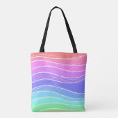 Colourful Stripes Gradient Tote Bag トートバッグ (裏面)