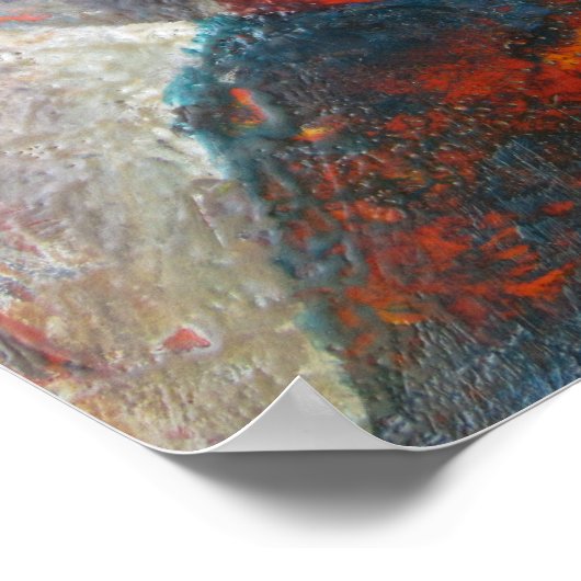 Colourful, strong woman looking at you ポスター (角)