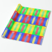 Colourful Test Tubes ラッピングペーパー (アンロールド)