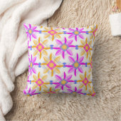 Colourful throw pillow design クッション (ブランケット)