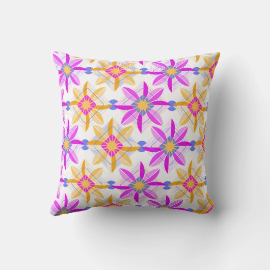 Colourful throw pillow design クッション (裏面)