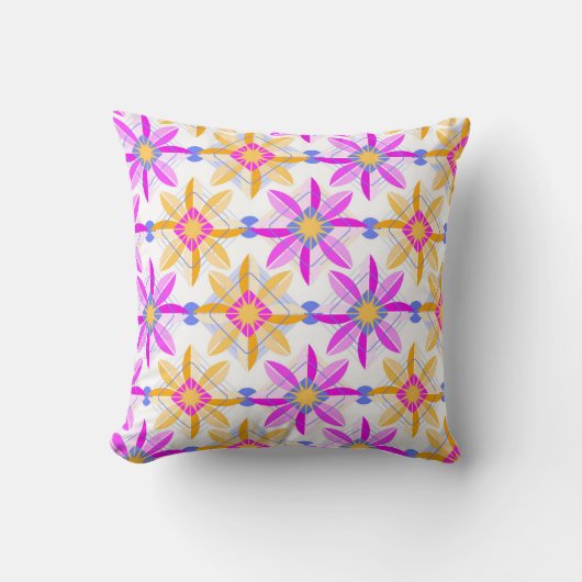 Colourful throw pillow design クッション (正面)