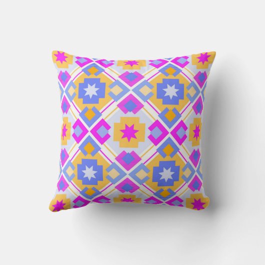 Colourful throw pillow design  クッション (裏面)