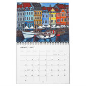 Colourful Travels 2-Page Calendar by Lisa Lorenz カレンダー (1月 2027)