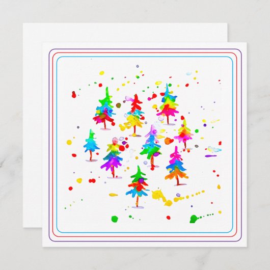 Colourful Trees シーズンカード (正面/裏面)