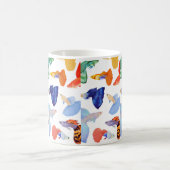 Colourful Whimsical Fish – Cute Aesthetic Mug Gift コーヒーマグカップ (中央)