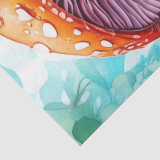 Colourful Wild MushroomsTissue Paper 薄葉紙 (詳細)