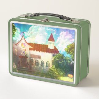 Colourful Wonderful Lunchbox with digital art メタルランチボックス