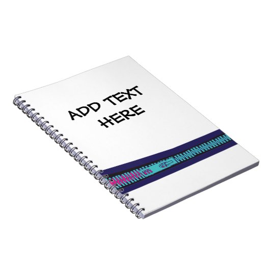 colourful zip design  ノートブック (右側)