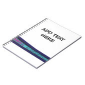 colourful zip design  ノートブック (左側)