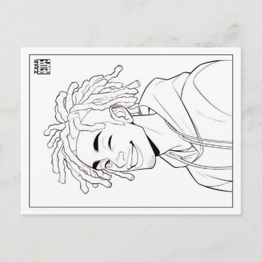 Colouring Post Card | Locs シーズンポストカード (正面)