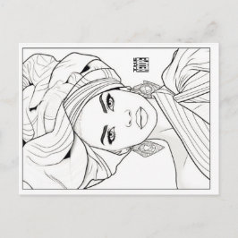 Colouring Post Card | Queen Diaspora シーズンポストカード