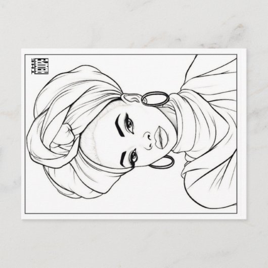 Colouring Post Card | SAHARA シーズンポストカード (正面)