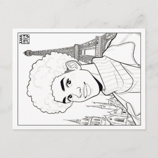 Colouring Post Card | Spring 18 シーズンポストカード (正面)