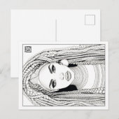 Colouring Post Card | Warrior of Ashanti シーズンポストカード (正面/裏面)