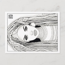 Colouring Post Card | Warrior of Ashanti シーズンポストカード