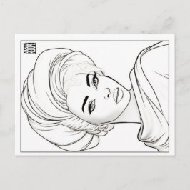 Colouring Post Card | Woman of Cloth シーズンポストカード