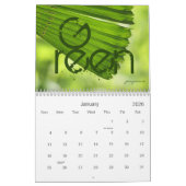 colours カレンダー (1月 2026)