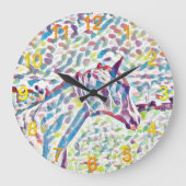 Colours de la Vie Cheval, Horloge ラージ壁時計 (正面)