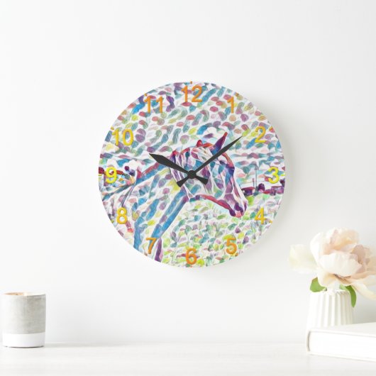 Colours de la Vie Cheval, Horloge ラージ壁時計 (ホーム)