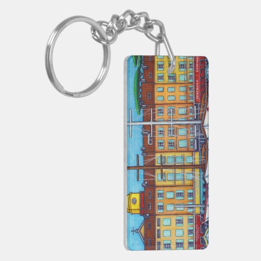 Colours of Saint-Tropez Keychain by Lisa Lorenz キーホルダー (正面左)