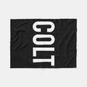 Colt - Cool New Funny Name Fan Gift Tee  フリースブランケット (正面(横))
