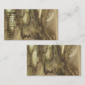 Coltonの狩りによる水彩画2と遊ぶこと 名刺 (正面/裏面)