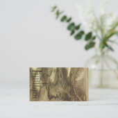 Coltonの狩りによる水彩画2と遊ぶこと 名刺 (スタンド正面)