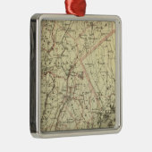 Coltonの米国2の運転し、回転地図 メタルオーナメント (右)