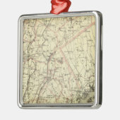 Coltonの米国2の運転し、回転地図 メタルオーナメント (左)