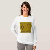 Coltonの米国3の運転し、回転地図 Tシャツ (正面フル)