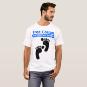 Colton - TheBarefootの自由な強盗 Tシャツ (正面フル)