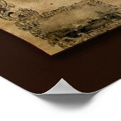 COLTONS Old World Map (c 1847)アートポスター ポスター (角)