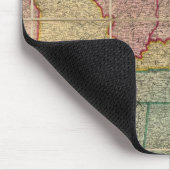 Colton's Railroadand County Map、州 マウスパッド (コーナー)