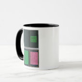 Colton's Railroadand County Map、州 マグカップ (正面左)