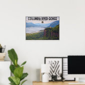 Columbia Gorge - Crown Point.jpg ポスター (ホームオフィス)