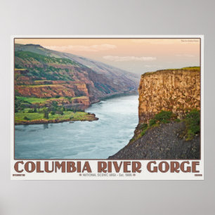 Columbia Gorge - Rowena Plateau W.jpg ポスター