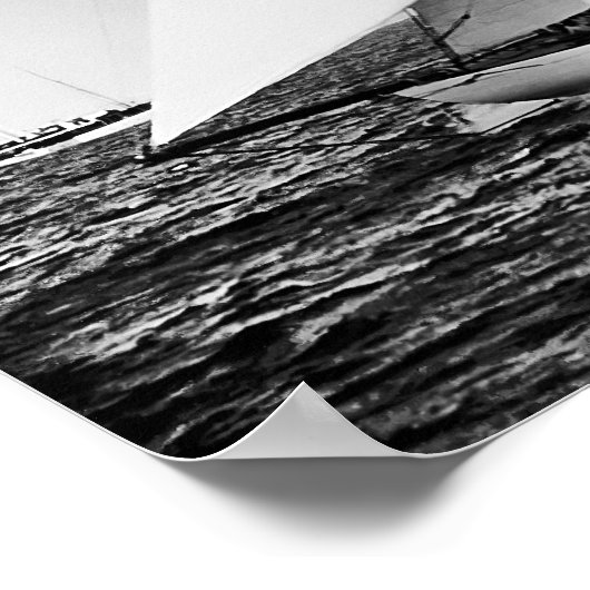 Columbia & Shamrock 1898 ポスター (角)