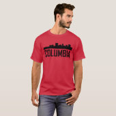 Columbia South Carolina City Skyline friends Tシャツ (正面フル)