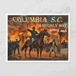 Columbia South Carolina, Famously Hot ポストカード