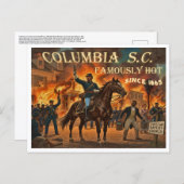 Columbia South Carolina, Famously Hot ポストカード (正面/裏面)