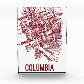 COLUMBIA Urban Blueprint Art Print フォトブロック