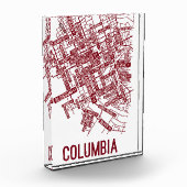 COLUMBIA Urban Blueprint Art Print フォトブロック (左)