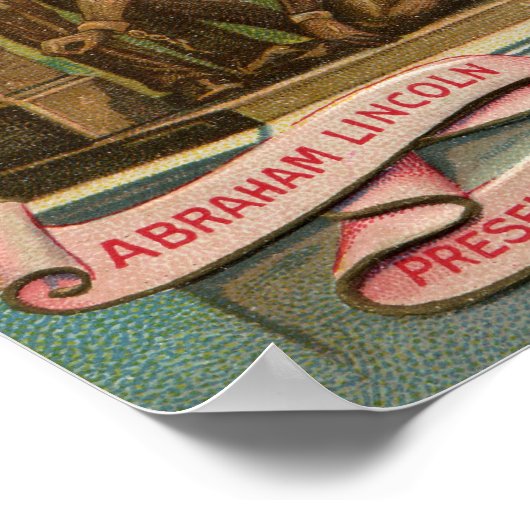 Columbia with Phrygian Cap, Shield & Eagle ポスター (角)