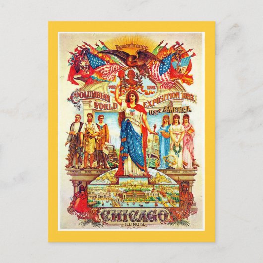 Columbian Exposition – ポストカード (正面)